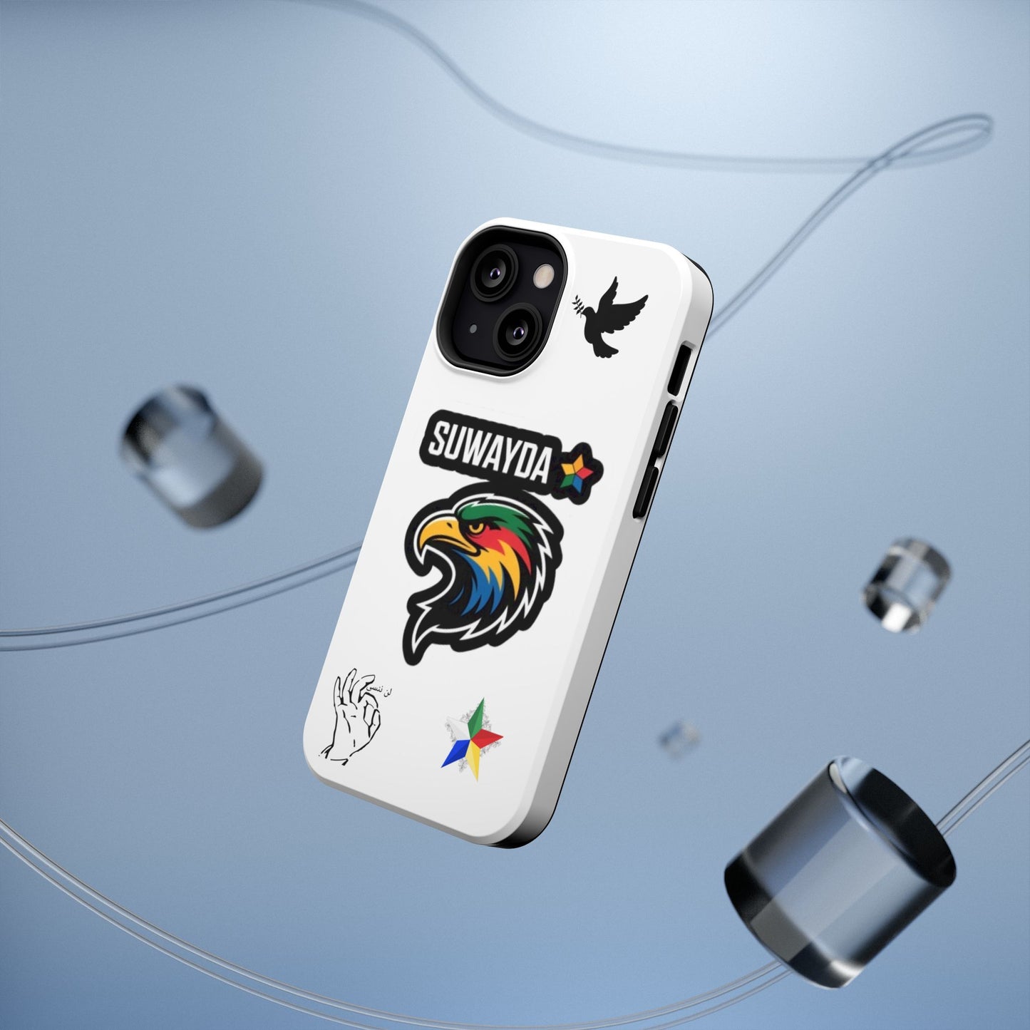 Impact-Resistant Phone Case — Suwayda Eagle Sticker Design