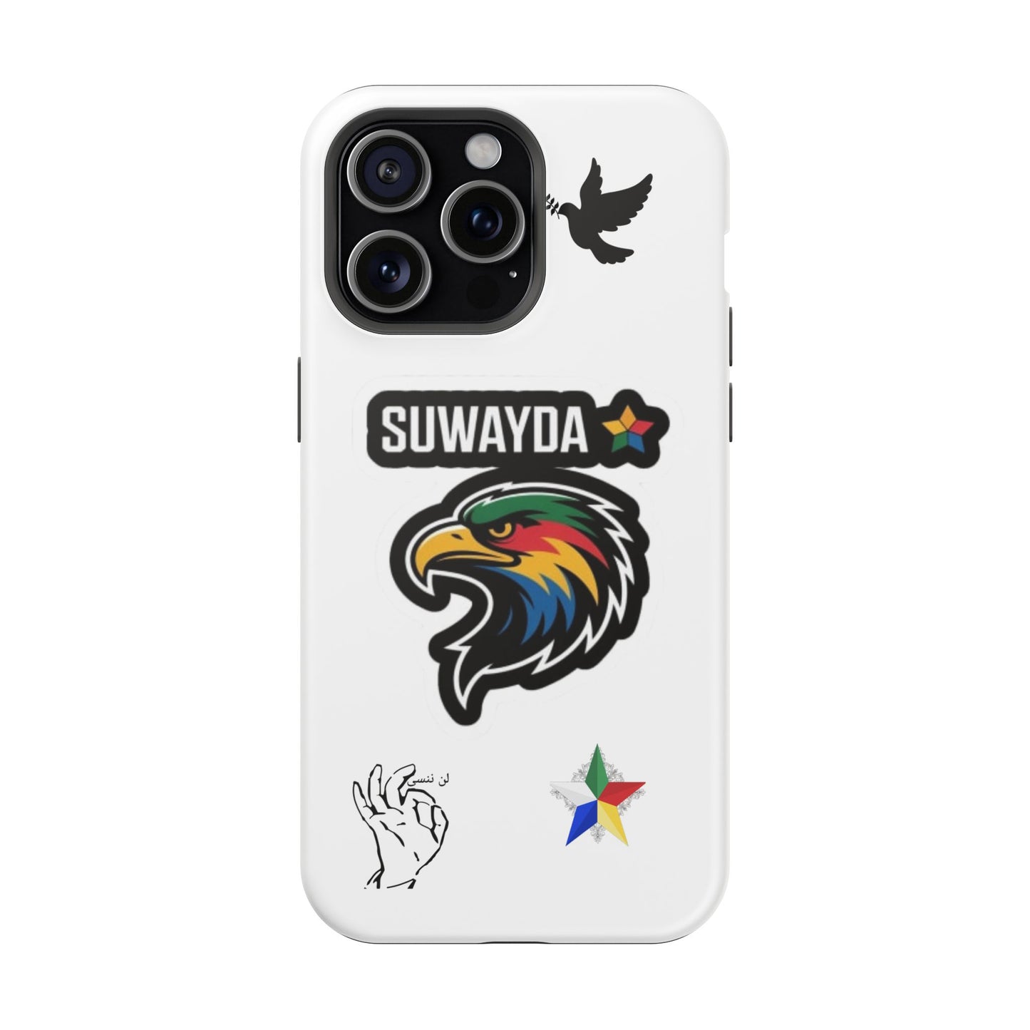 Impact-Resistant Phone Case — Suwayda Eagle Sticker Design