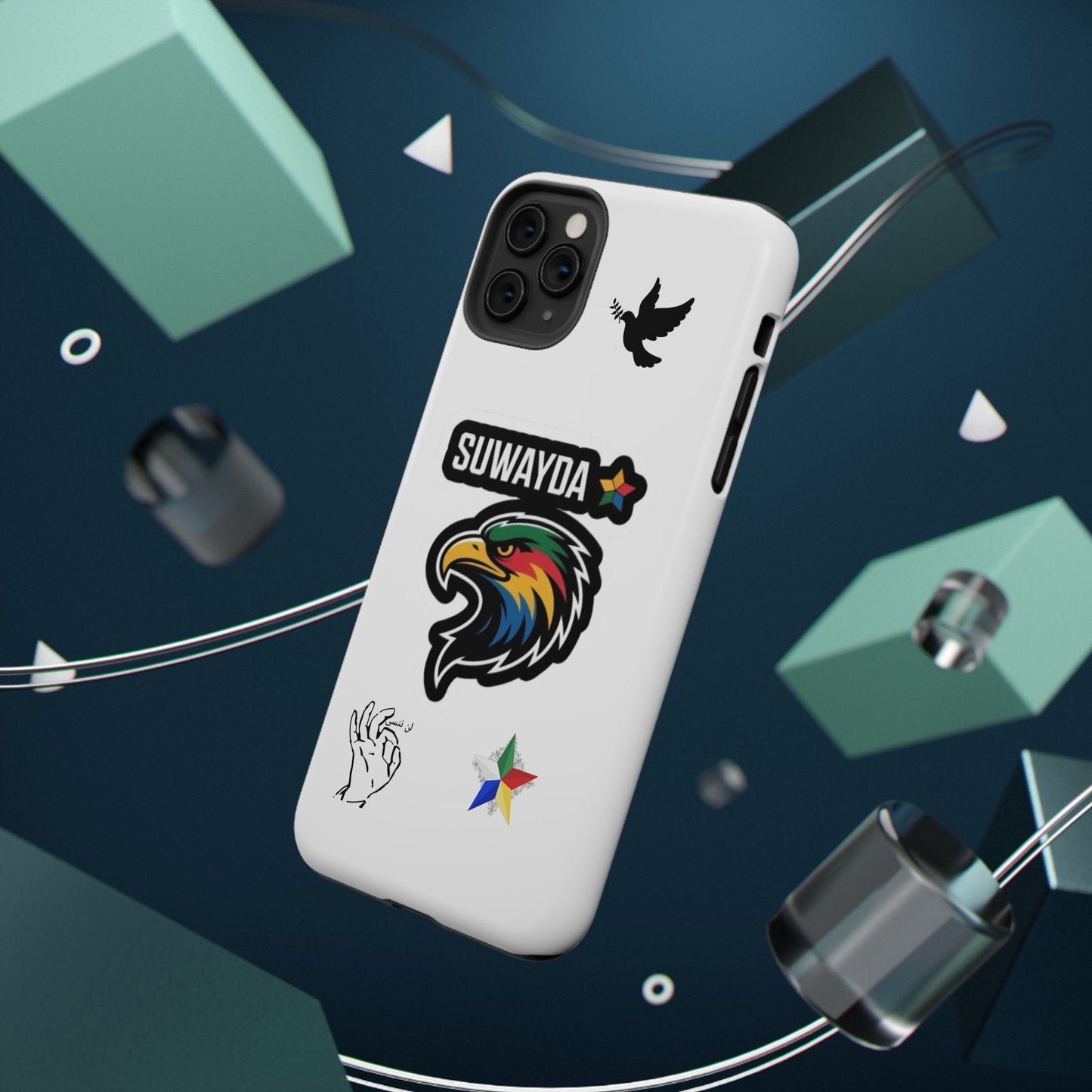 Impact-Resistant Phone Case — Suwayda Eagle Sticker Design