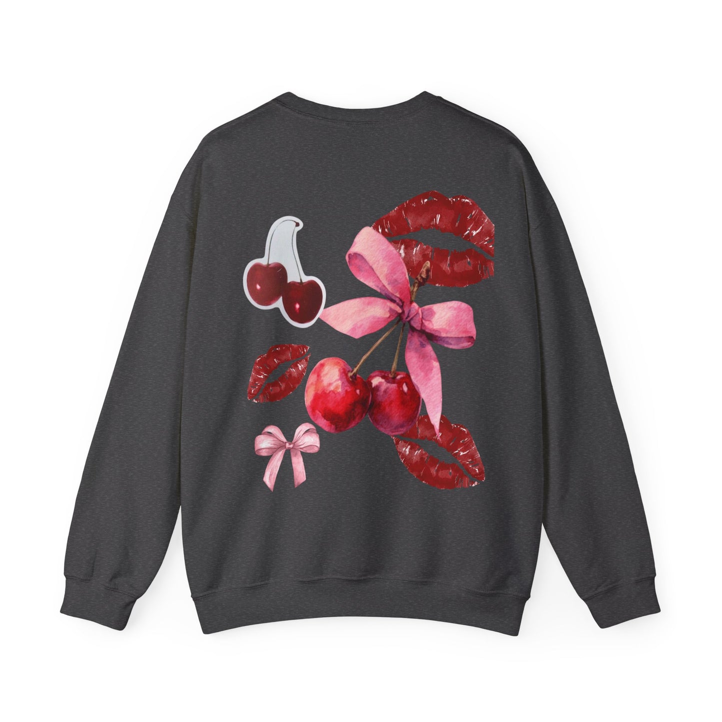 Girly Crewneck Sweatshirt — Feminine Graphic Pullover