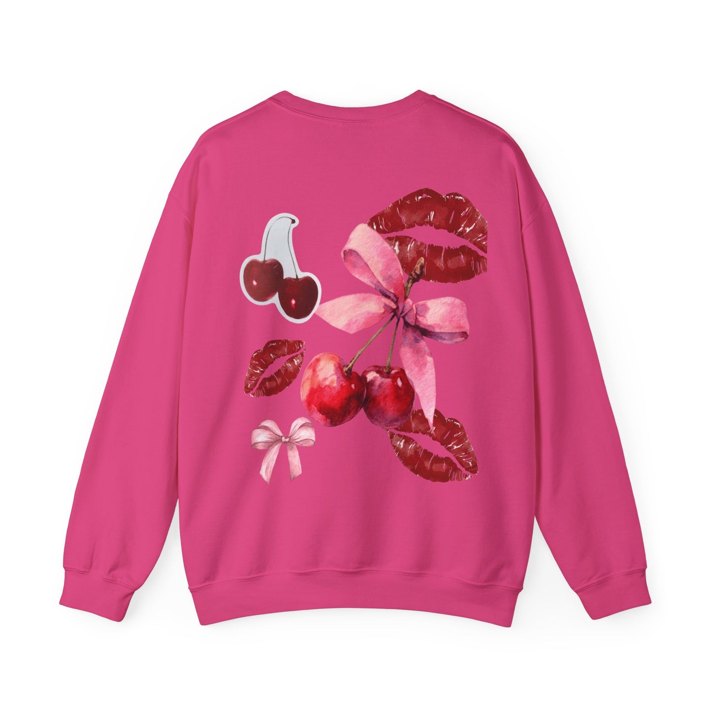 Girly Crewneck Sweatshirt — Feminine Graphic Pullover