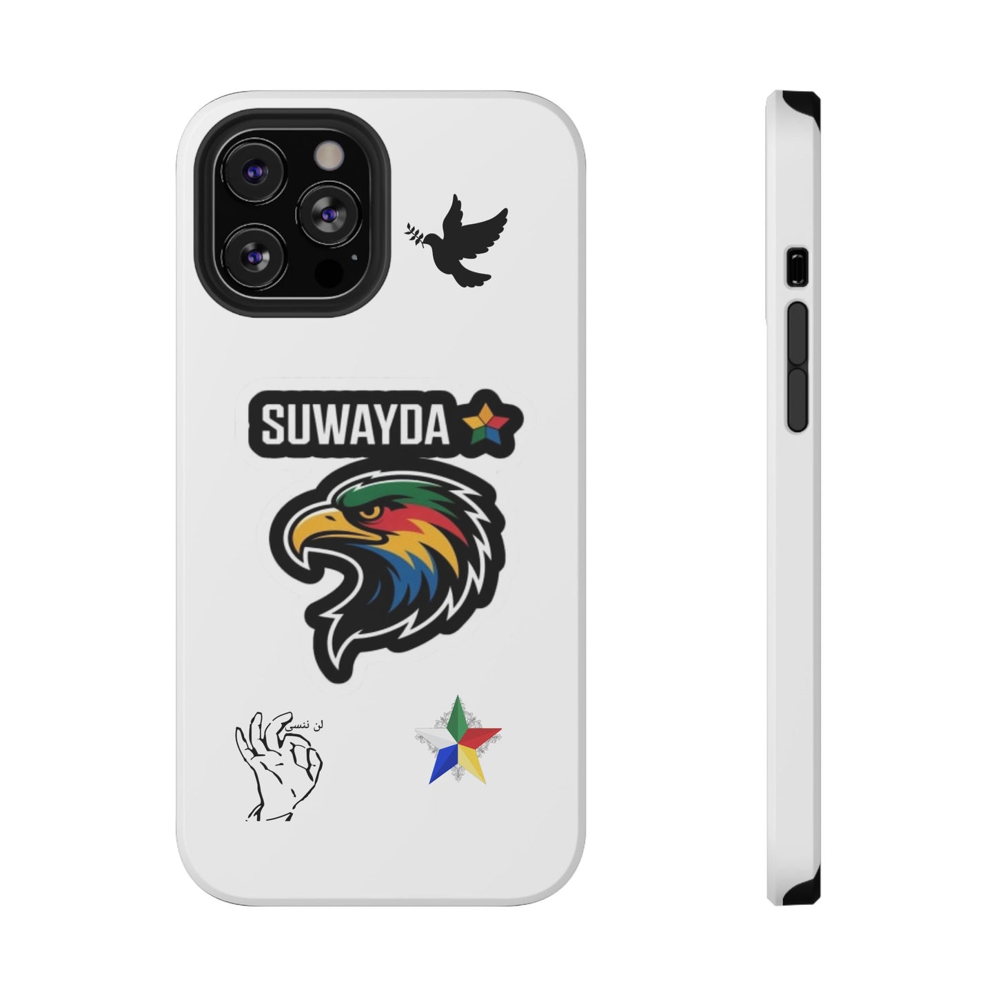Impact-Resistant Phone Case — Suwayda Eagle Sticker Design