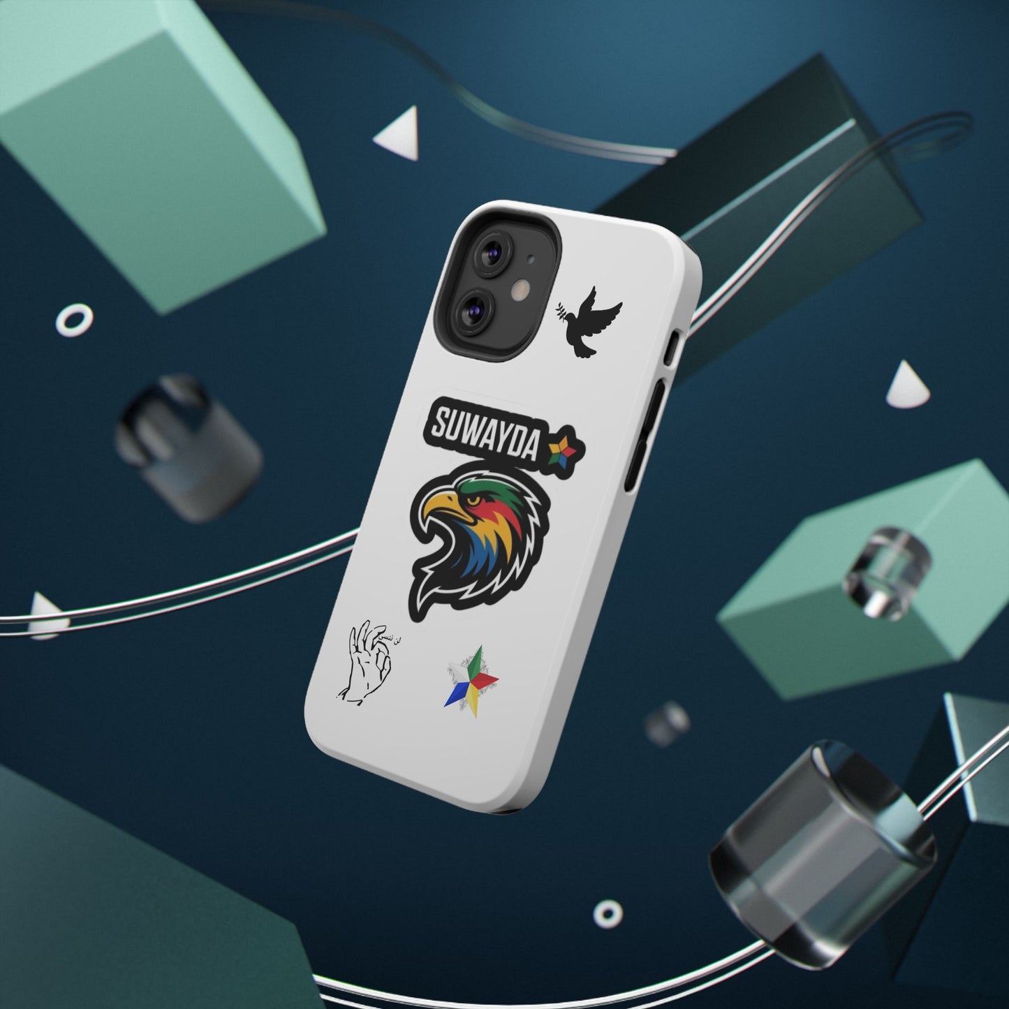 Impact-Resistant Phone Case — Suwayda Eagle Sticker Design