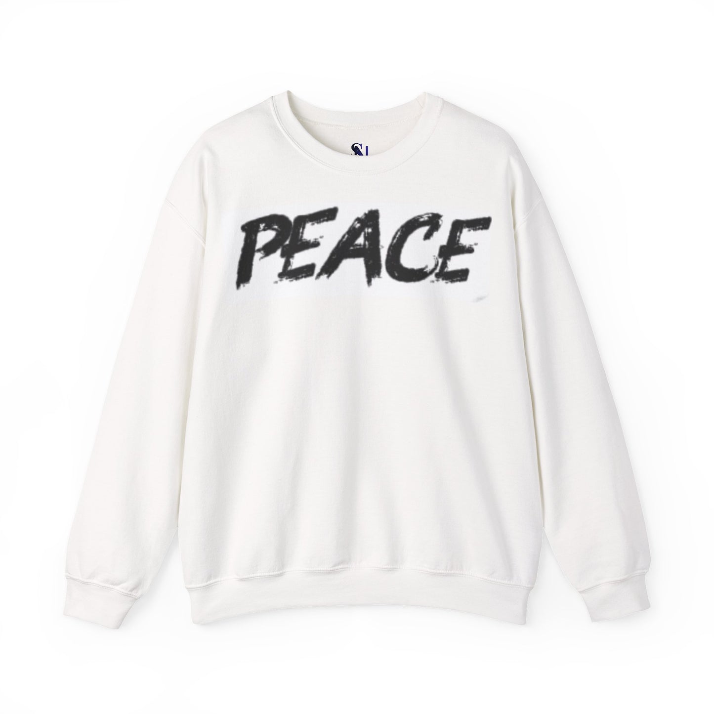 Peace Graphic Crewneck Sweatshirt — Drip Peace Sign Pullover