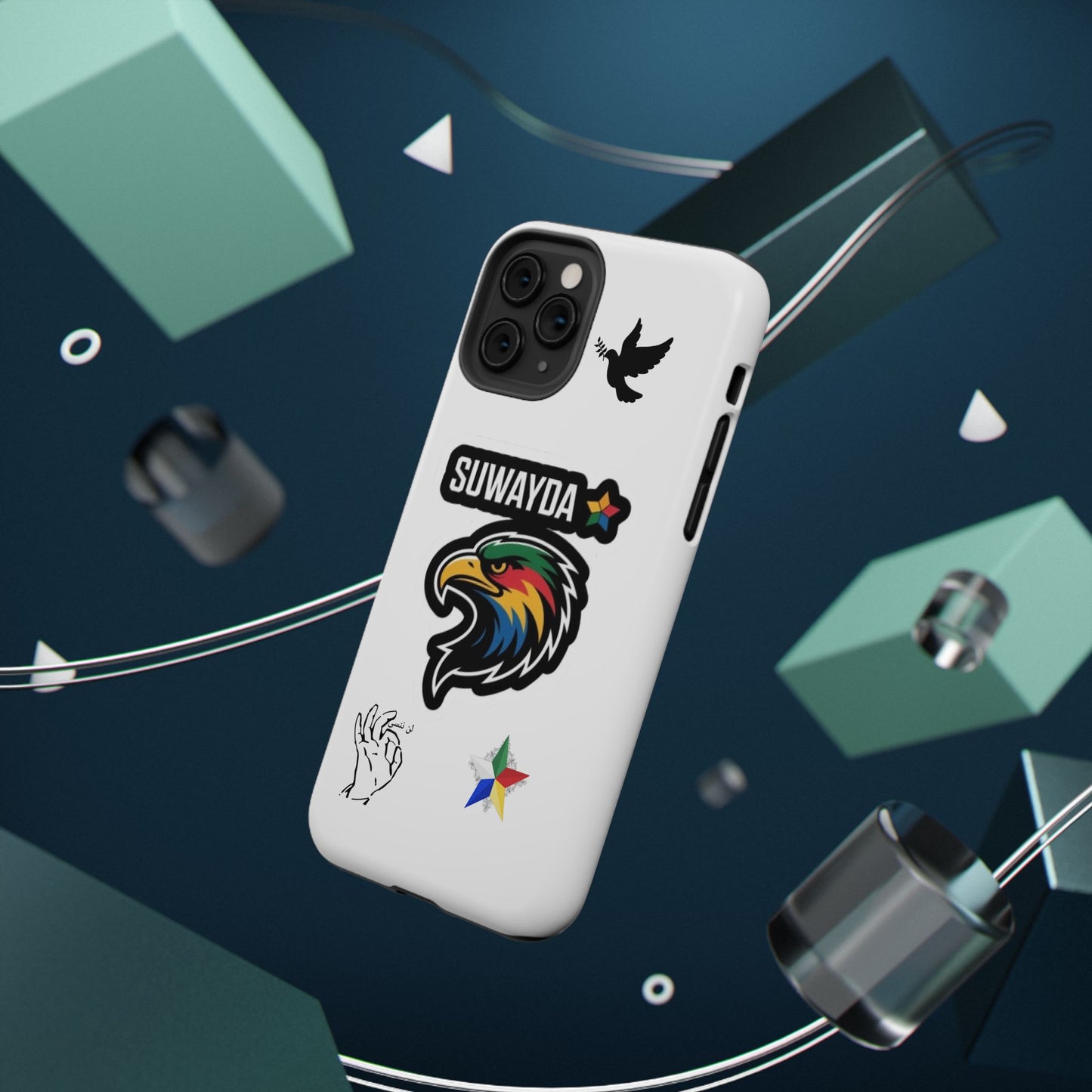 Impact-Resistant Phone Case — Suwayda Eagle Sticker Design