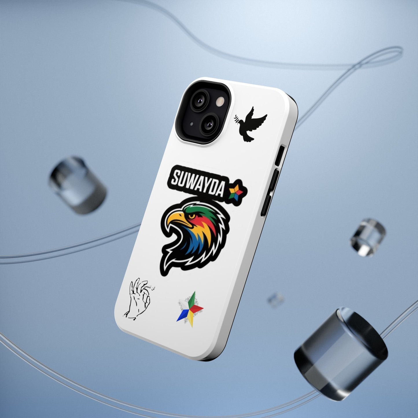 Impact-Resistant Phone Case — Suwayda Eagle Sticker Design