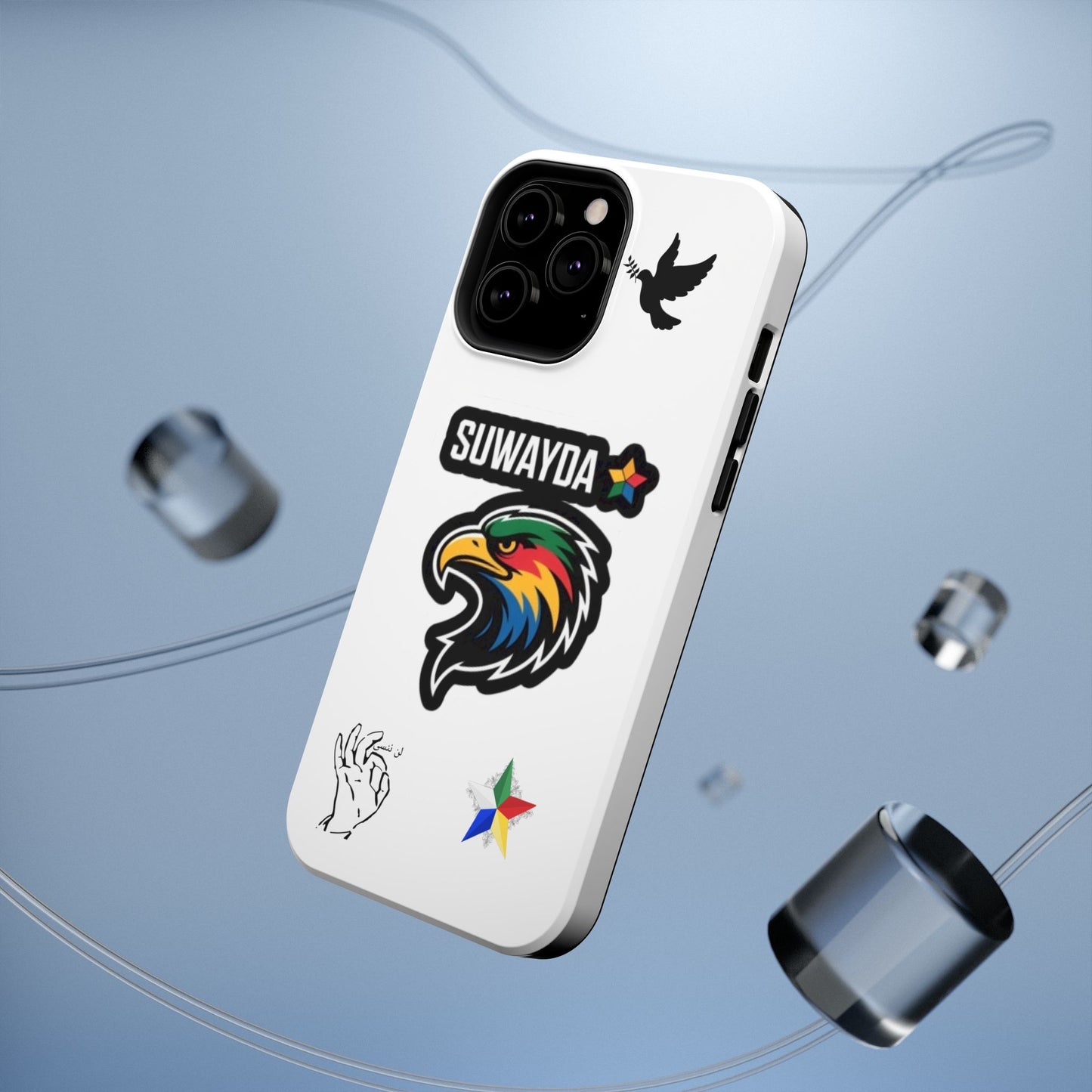 Impact-Resistant Phone Case — Suwayda Eagle Sticker Design