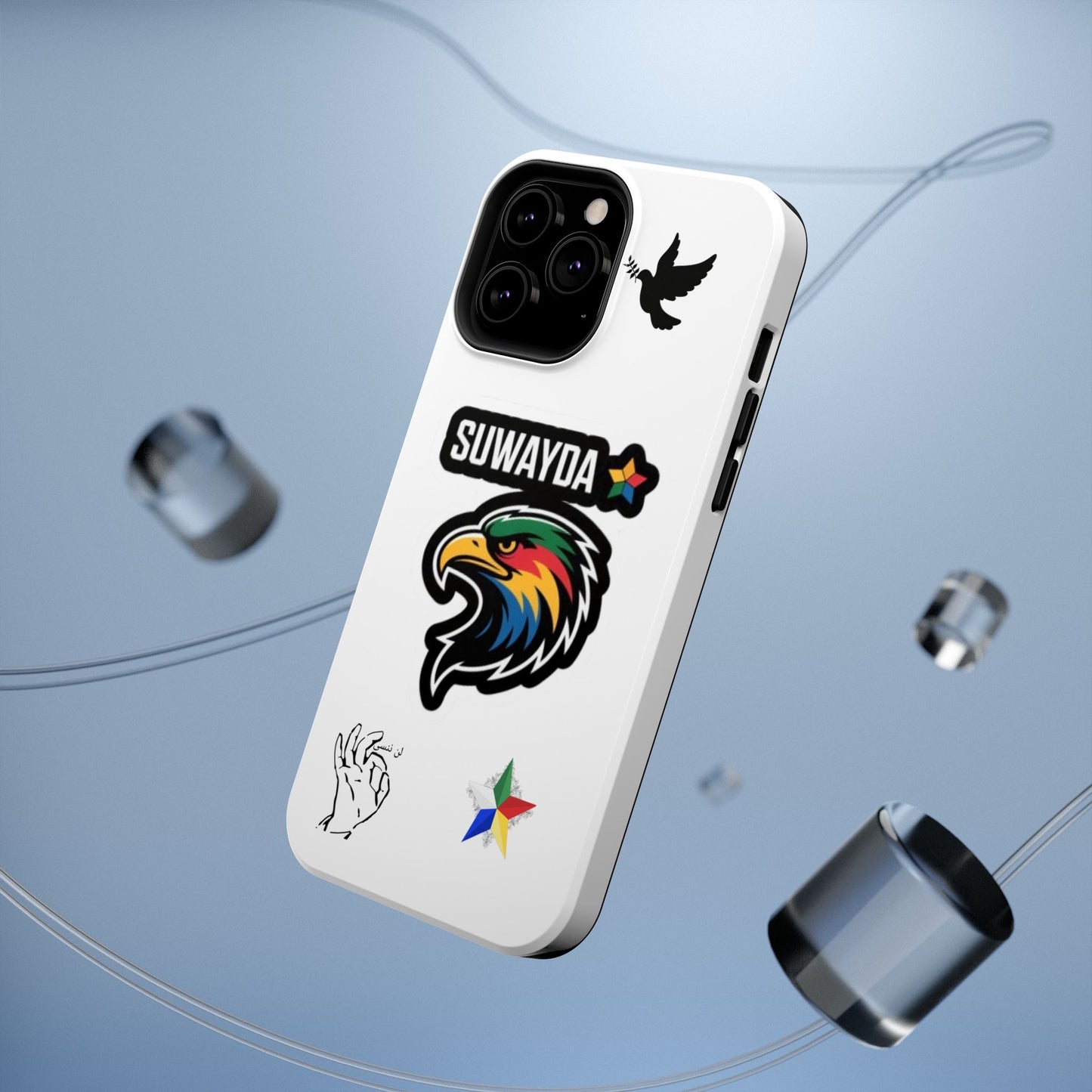 Impact-Resistant Phone Case — Suwayda Eagle Sticker Design
