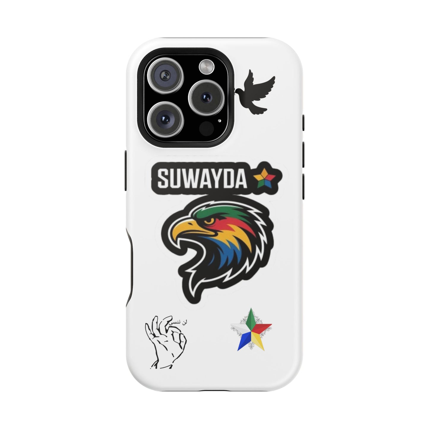 Impact-Resistant Phone Case — Suwayda Eagle Sticker Design