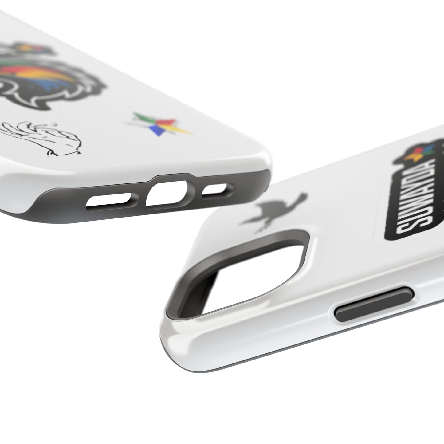 Impact-Resistant Phone Case — Suwayda Eagle Sticker Design