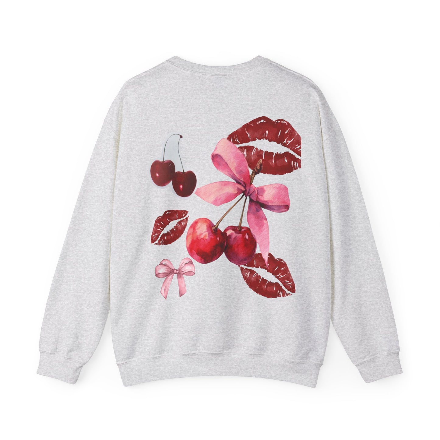 Girly Crewneck Sweatshirt — Feminine Graphic Pullover