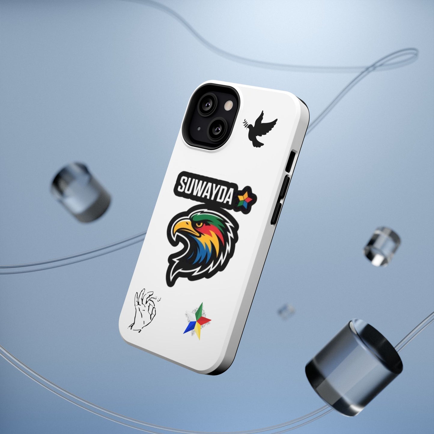 Impact-Resistant Phone Case — Suwayda Eagle Sticker Design