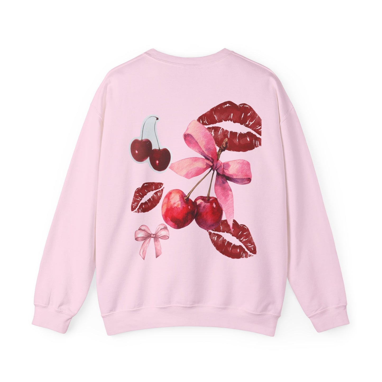 Girly Crewneck Sweatshirt — Feminine Graphic Pullover