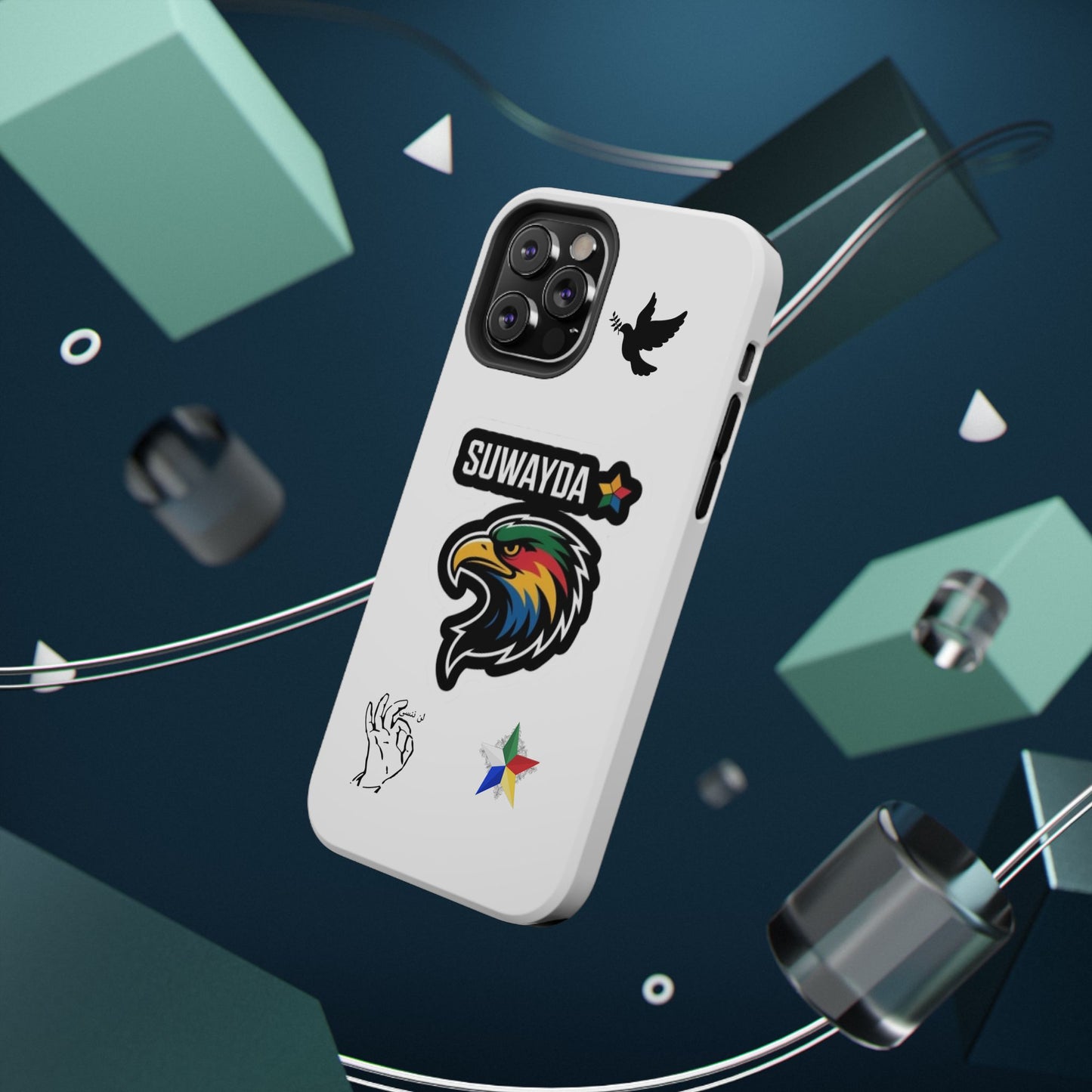 Impact-Resistant Phone Case — Suwayda Eagle Sticker Design
