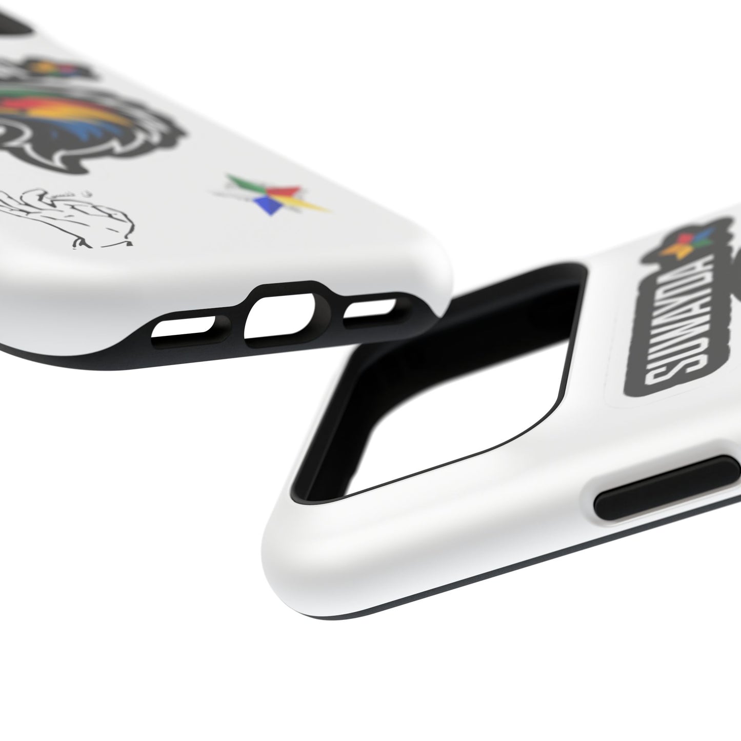 Impact-Resistant Phone Case — Suwayda Eagle Sticker Design