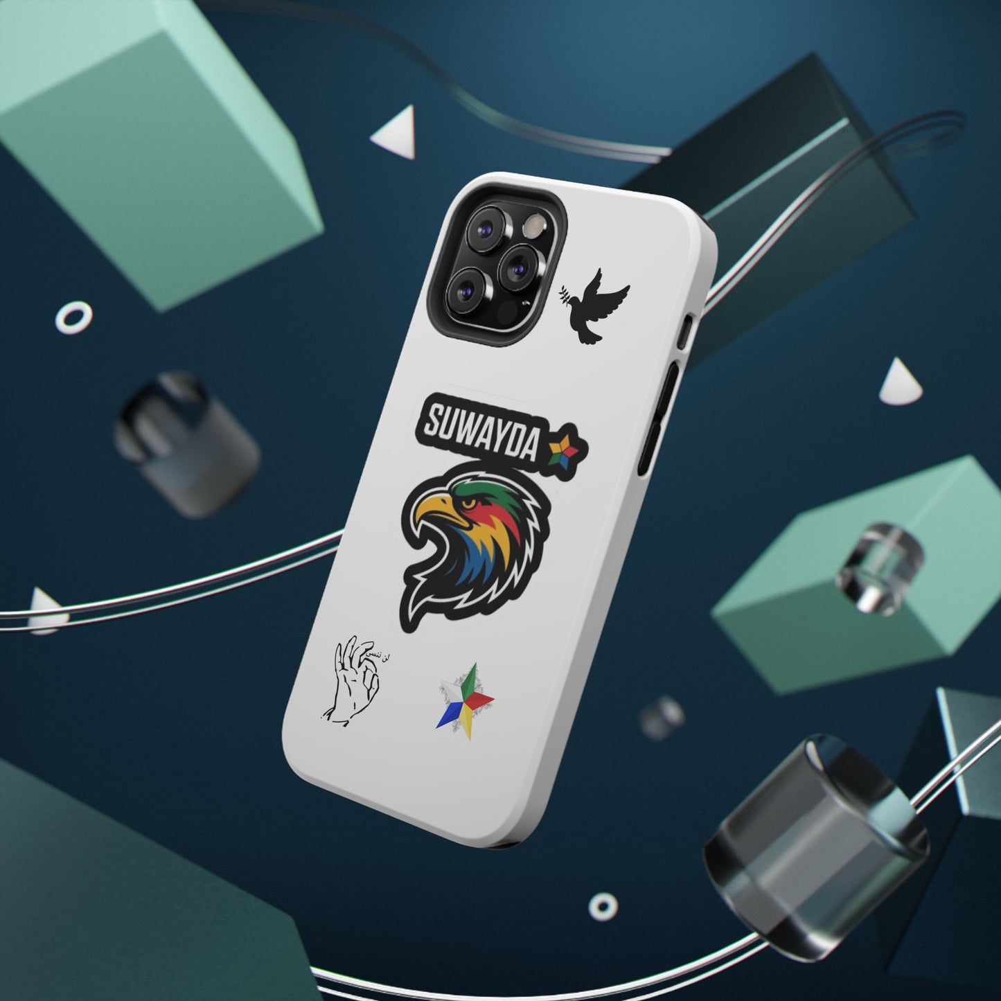 Impact-Resistant Phone Case — Suwayda Eagle Sticker Design