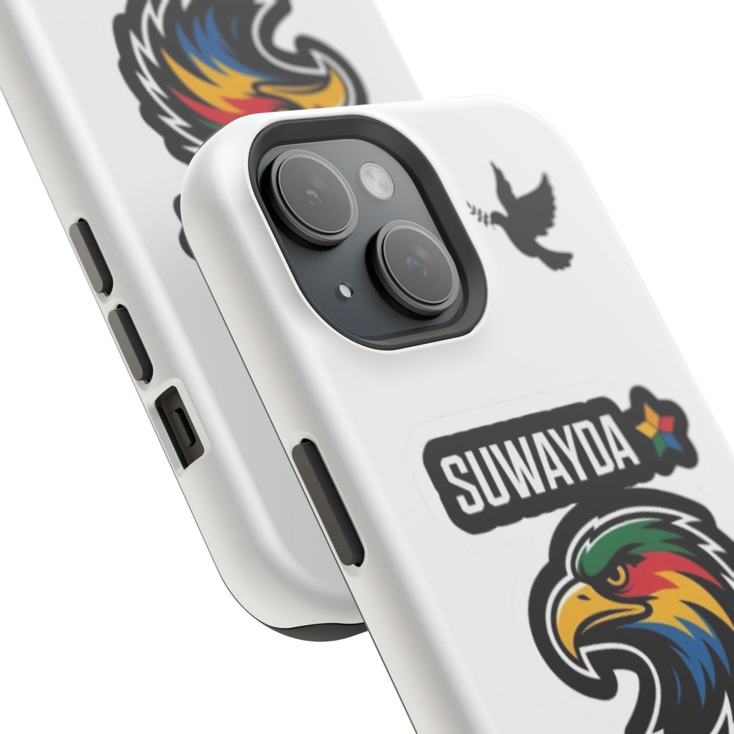 Impact-Resistant Phone Case — Suwayda Eagle Sticker Design