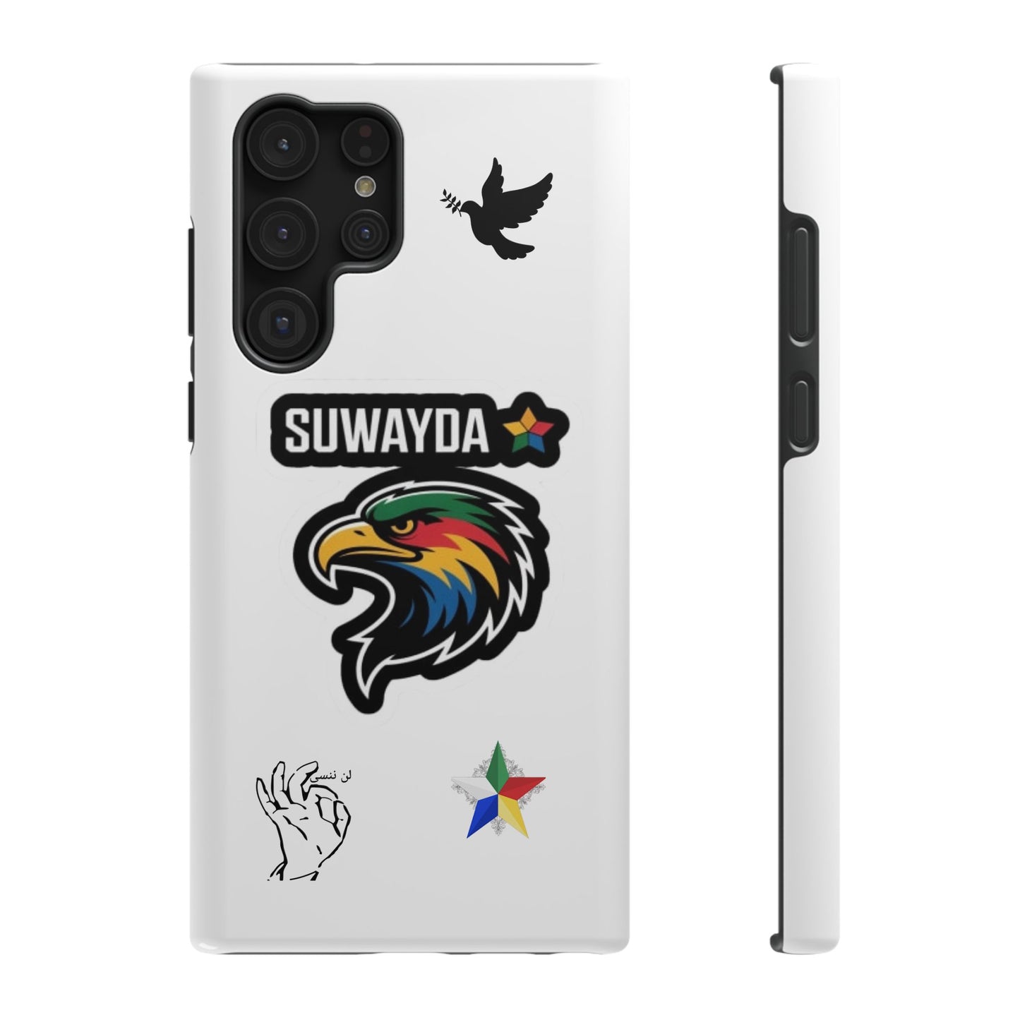 Impact-Resistant Phone Case — Suwayda Eagle Sticker Design