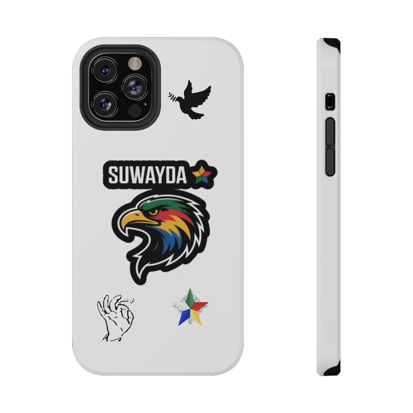 Impact-Resistant Phone Case — Suwayda Eagle Sticker Design